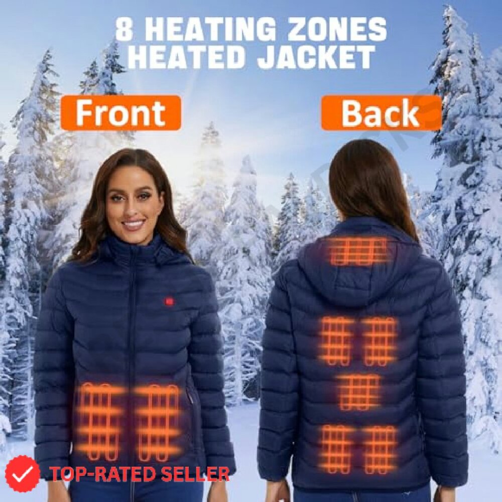 Heated Jacket Lightweight Performance Coat 8 Zone… - image 4